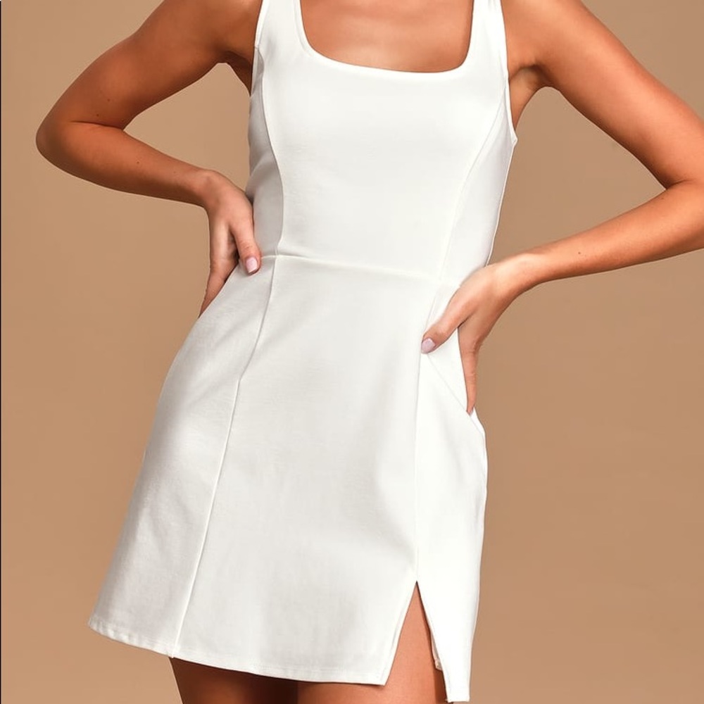 COPY - Lulus Always Admiral White Sleeveless Mini Dress